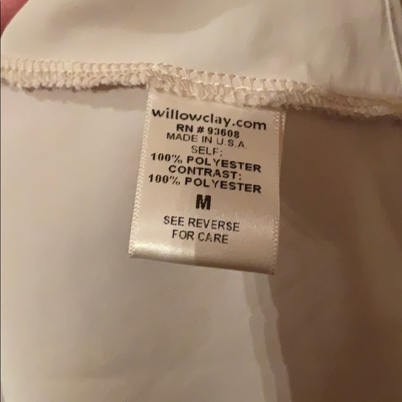 Willow & Clay Black/Cream Colorblock Midi Dress, M - Picture 4 of 16